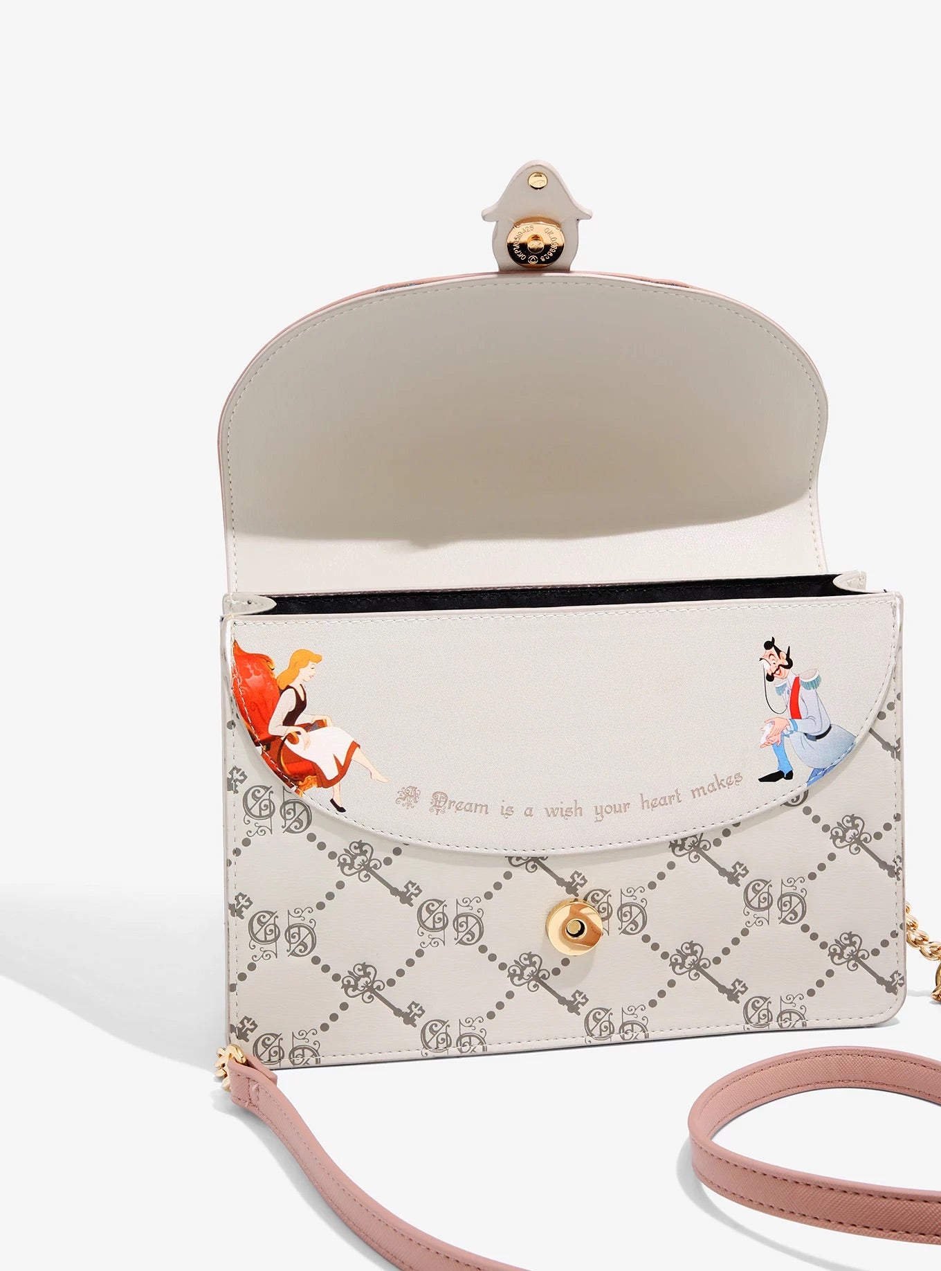 Cenicienta Bolso Crossbody Rosa Pastel