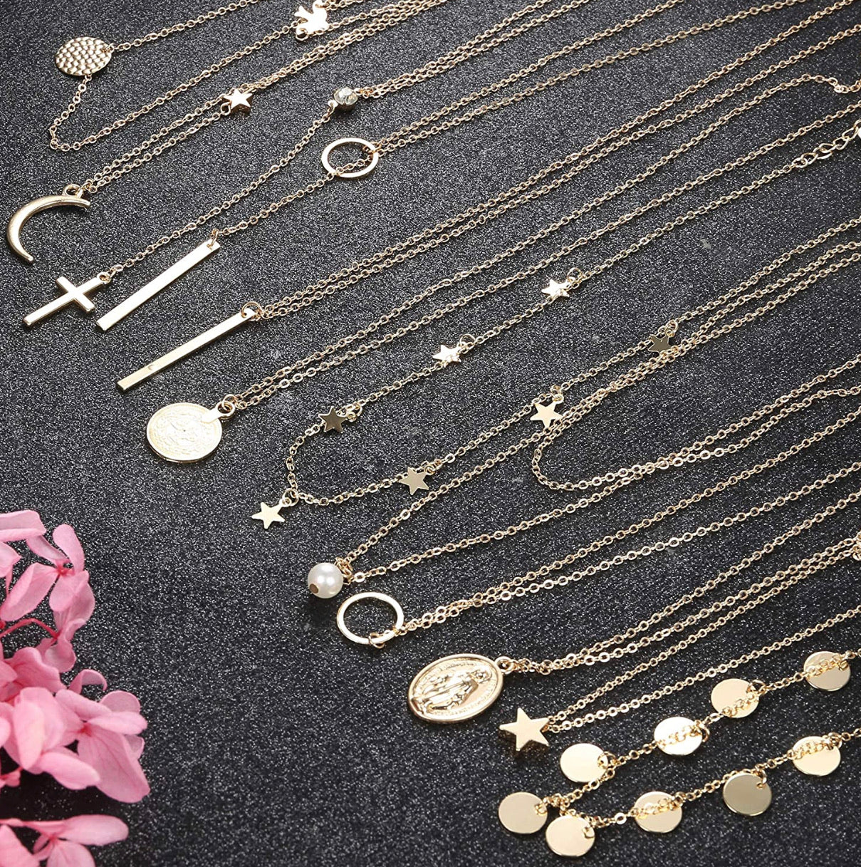 Set De Joyería 17 pcs Joerica Collares Y Pulseras