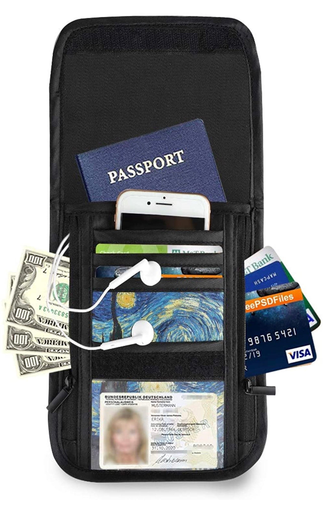 VanGogh Bolsa Monedero Crossbody