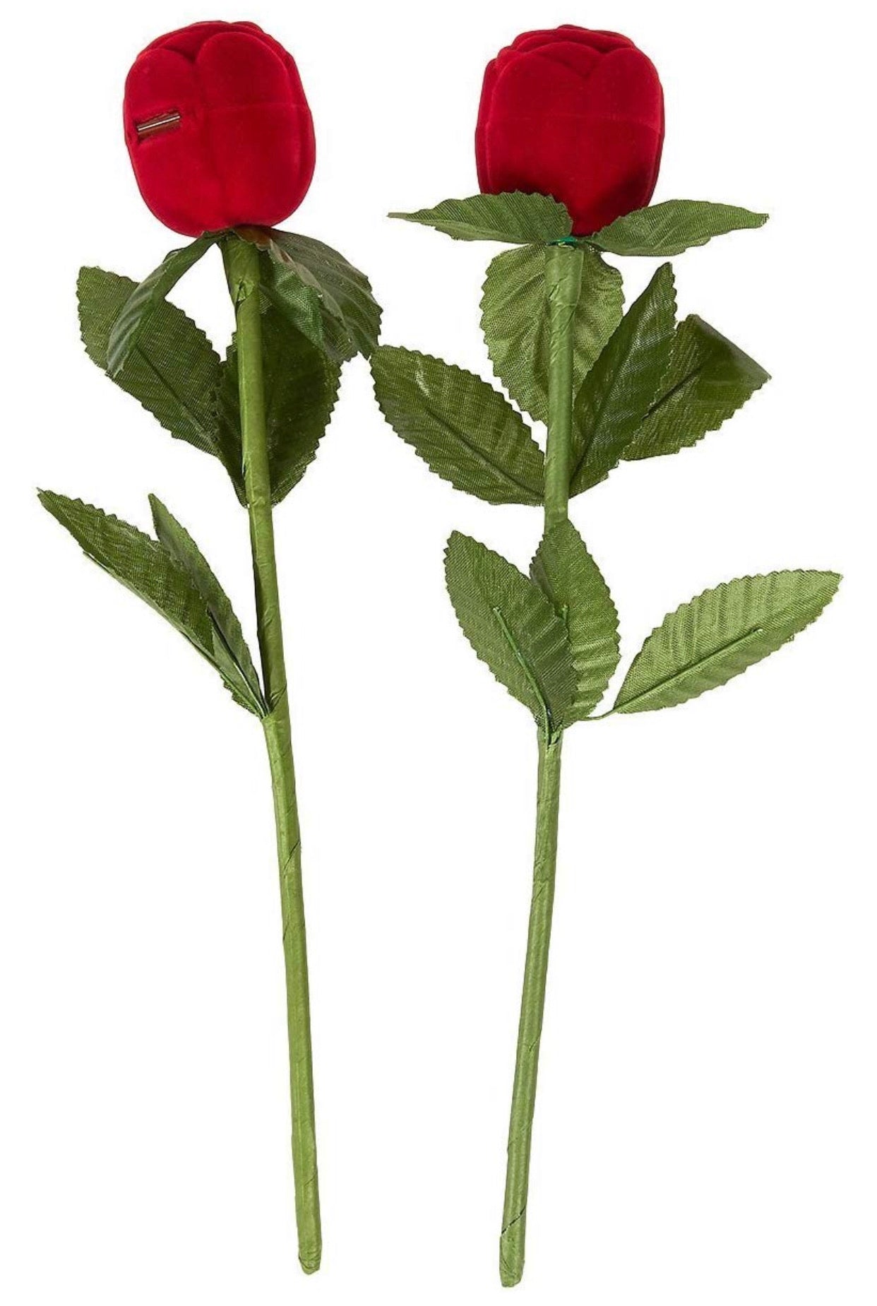 Caja De Rosa Roja De Regalo Para Joyería