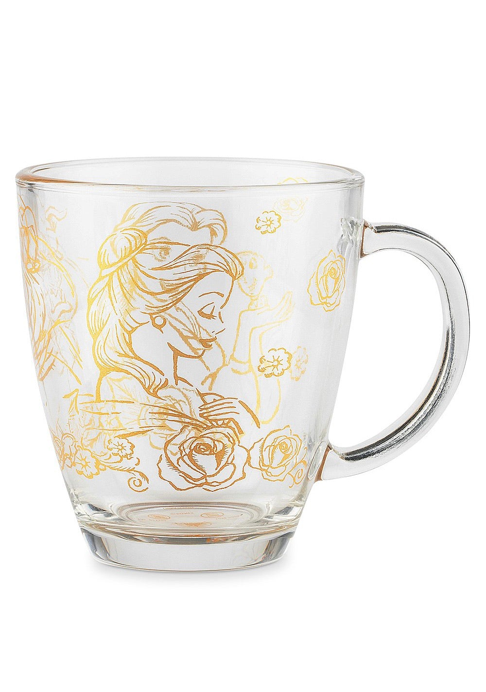 La Bella Y La Bestia Taza Con Rosa Infusor De Te