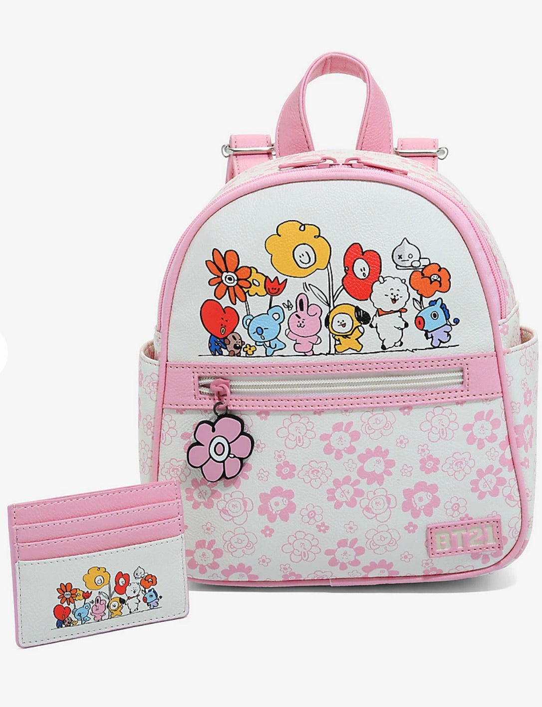 BT21 Mochila BTS Flores Colores