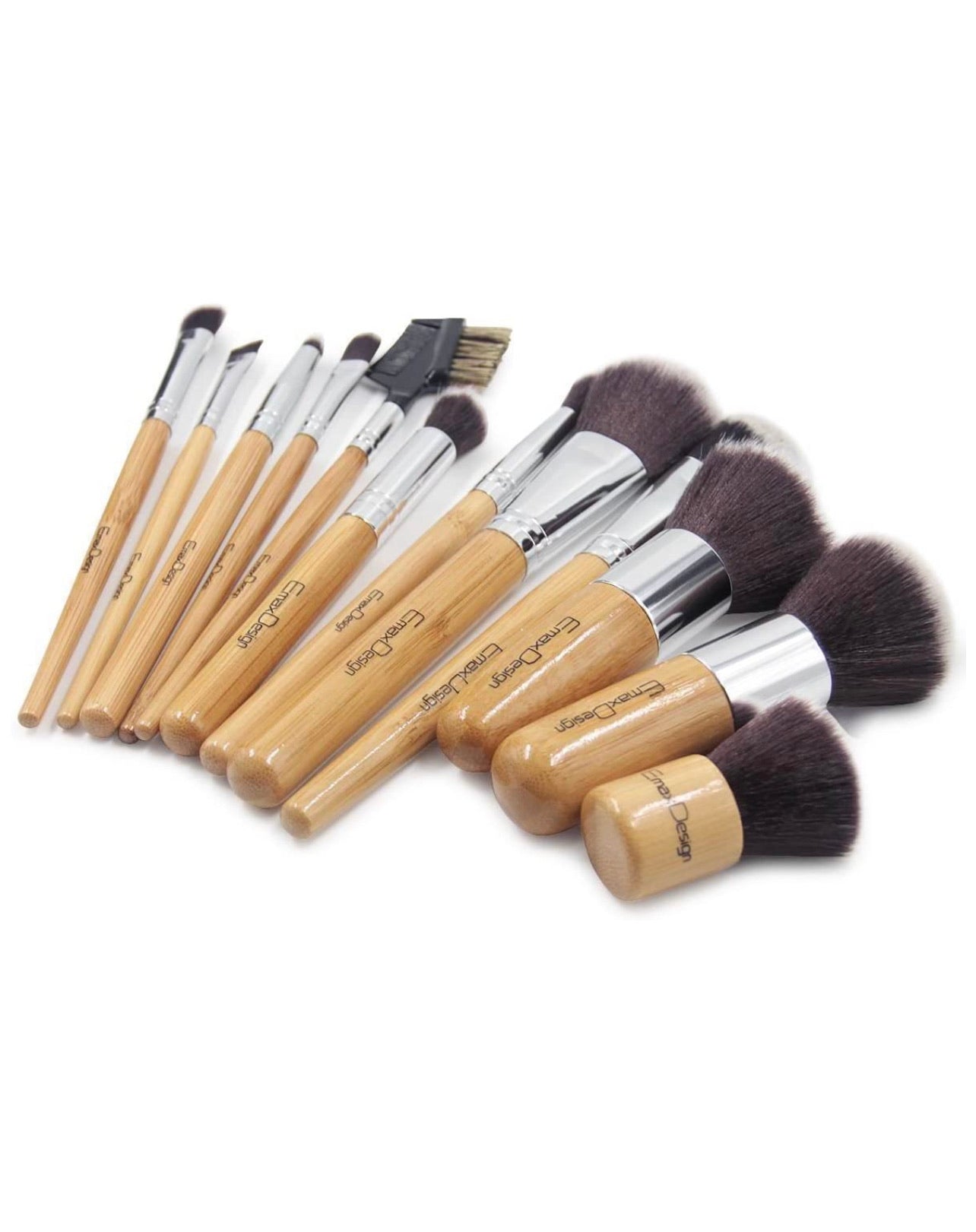 Brochas Bamboo Set Profesional 12 Pcs