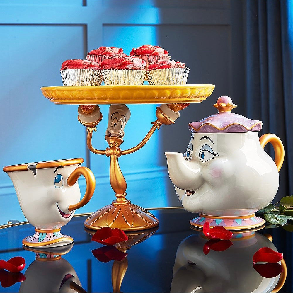 Bella y Bestia Taza Chip Caricatura Disney Imperfecciones