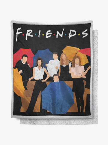 Friends Cobija Personajes Pintura