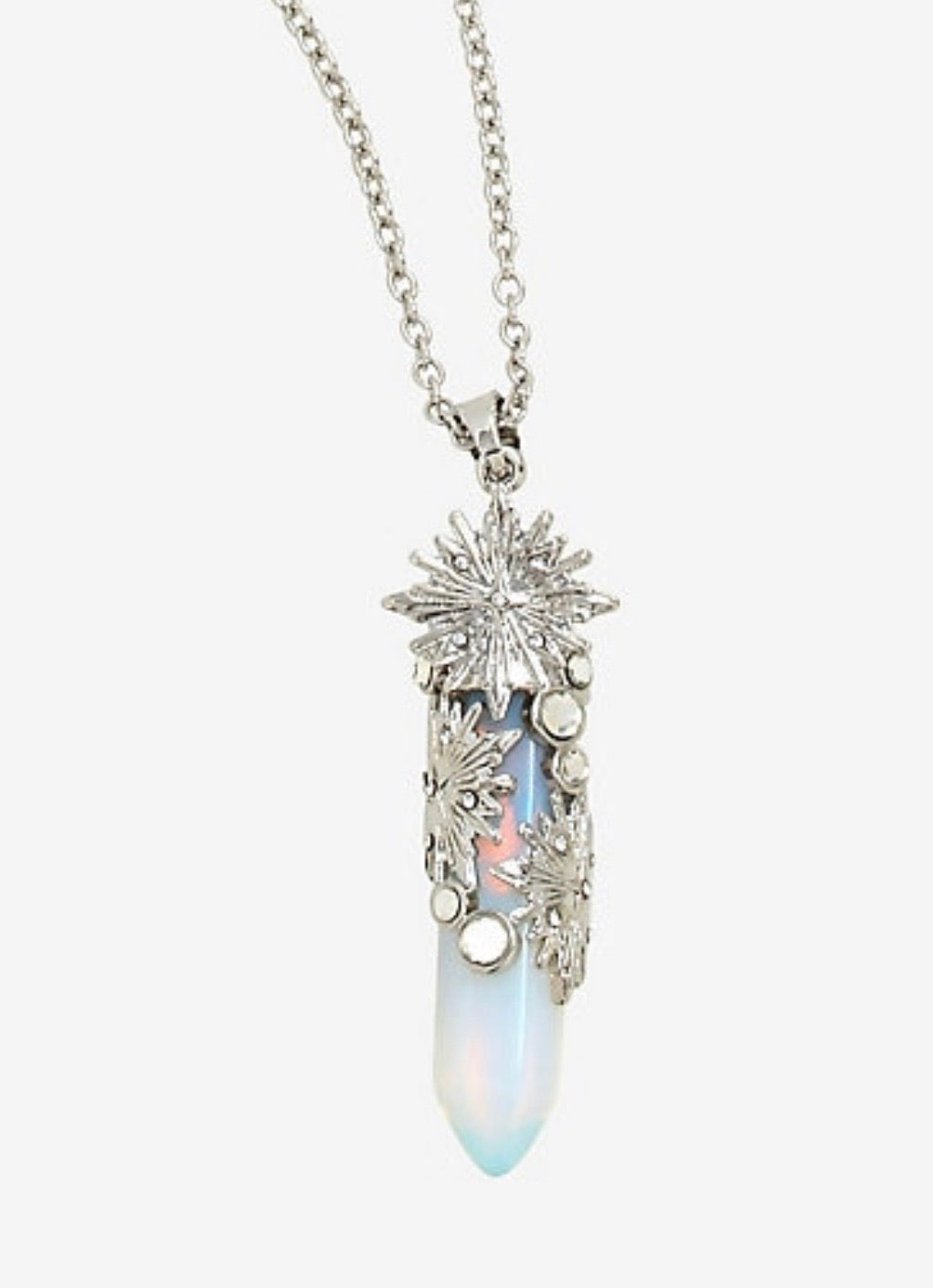 Collar Frozen Copo De Nieve Cuarzo