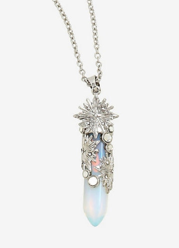 Collar Frozen Copo De Nieve Cuarzo