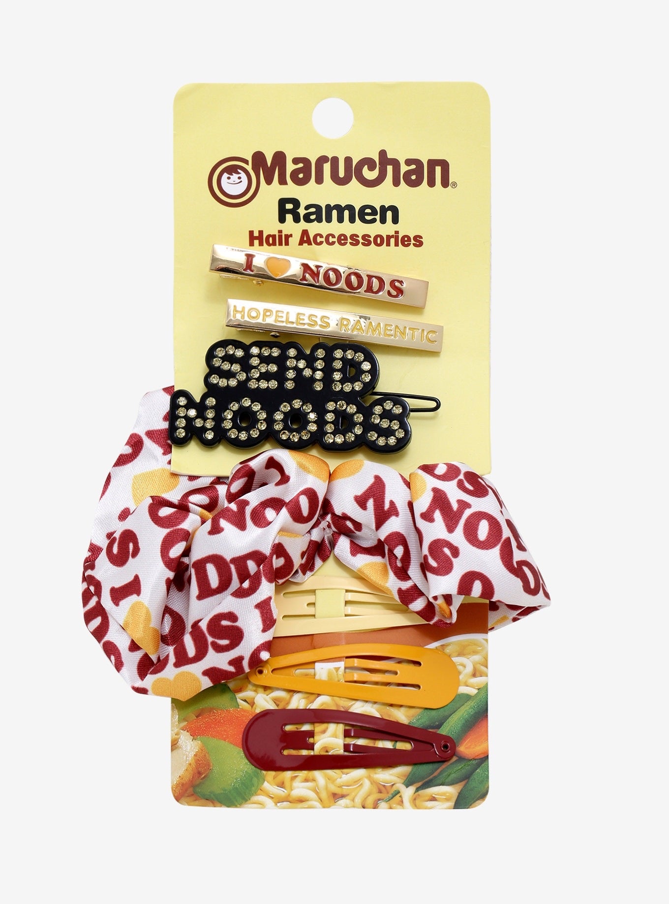 Maruchan Send Noods Set Para El Cabello