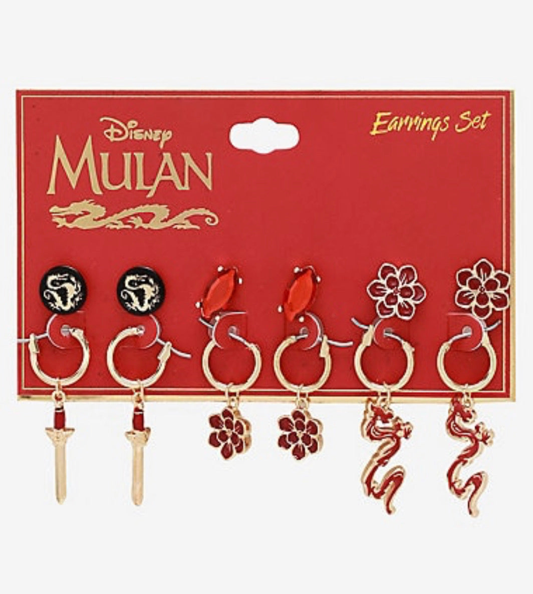 Mulan Set de Aretes