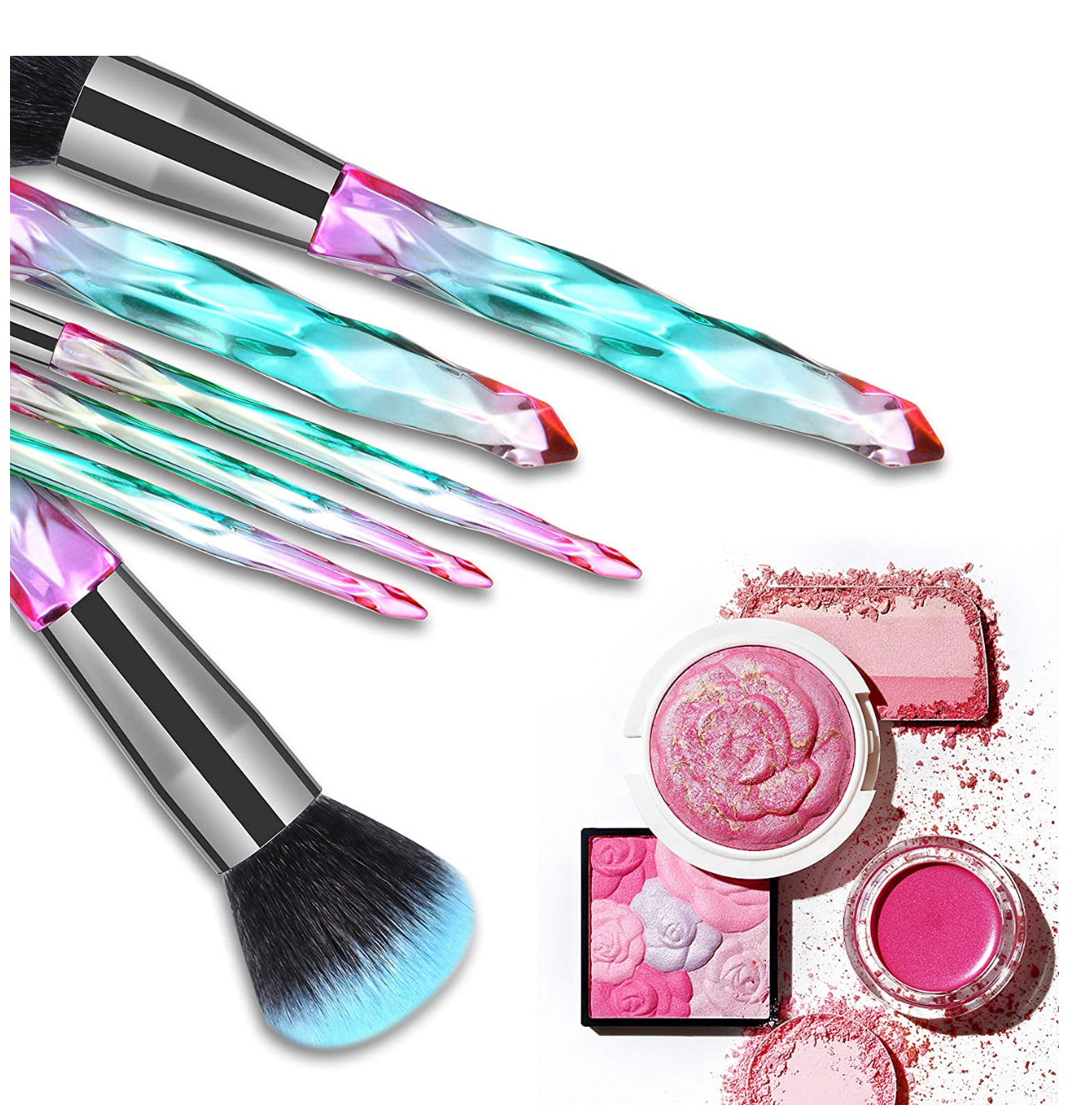 Brochas De Cristal Colores Aurora Boreal