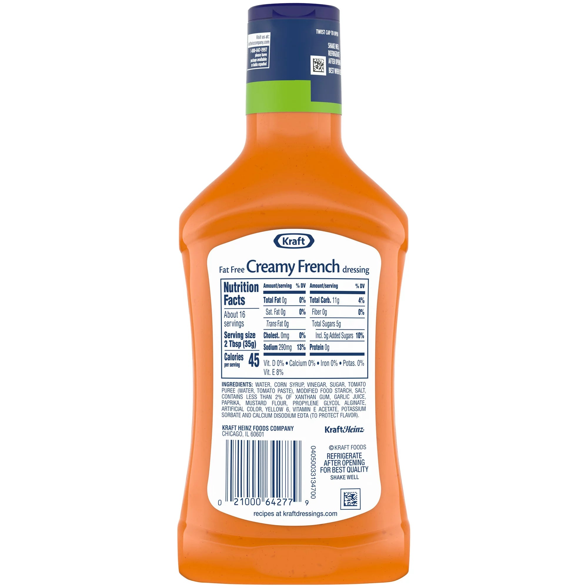 Kraft Creamy French Fat Free Salad Dressing