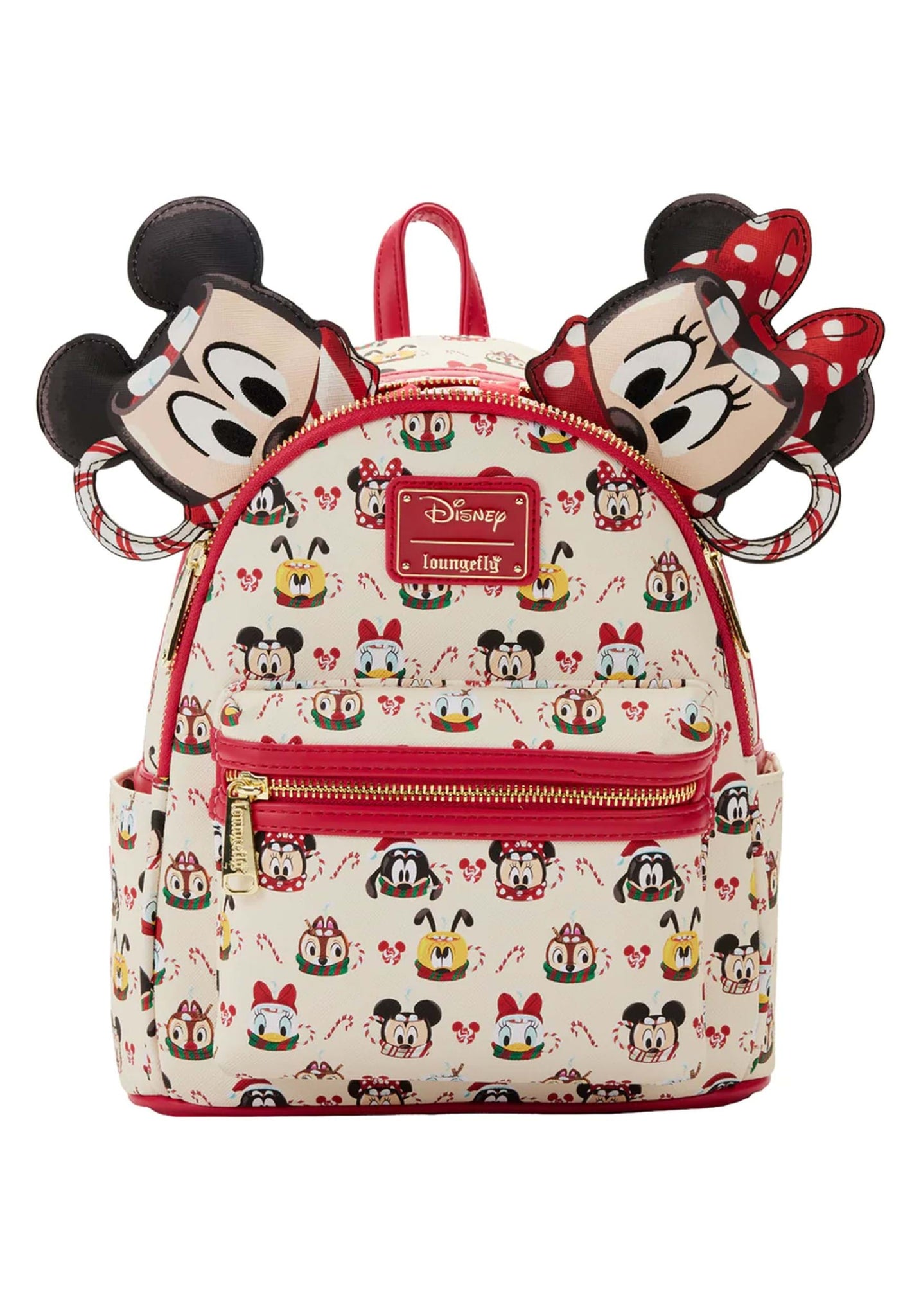 Mickey Mouse Mochila Navidad Chocolate Con Orejas