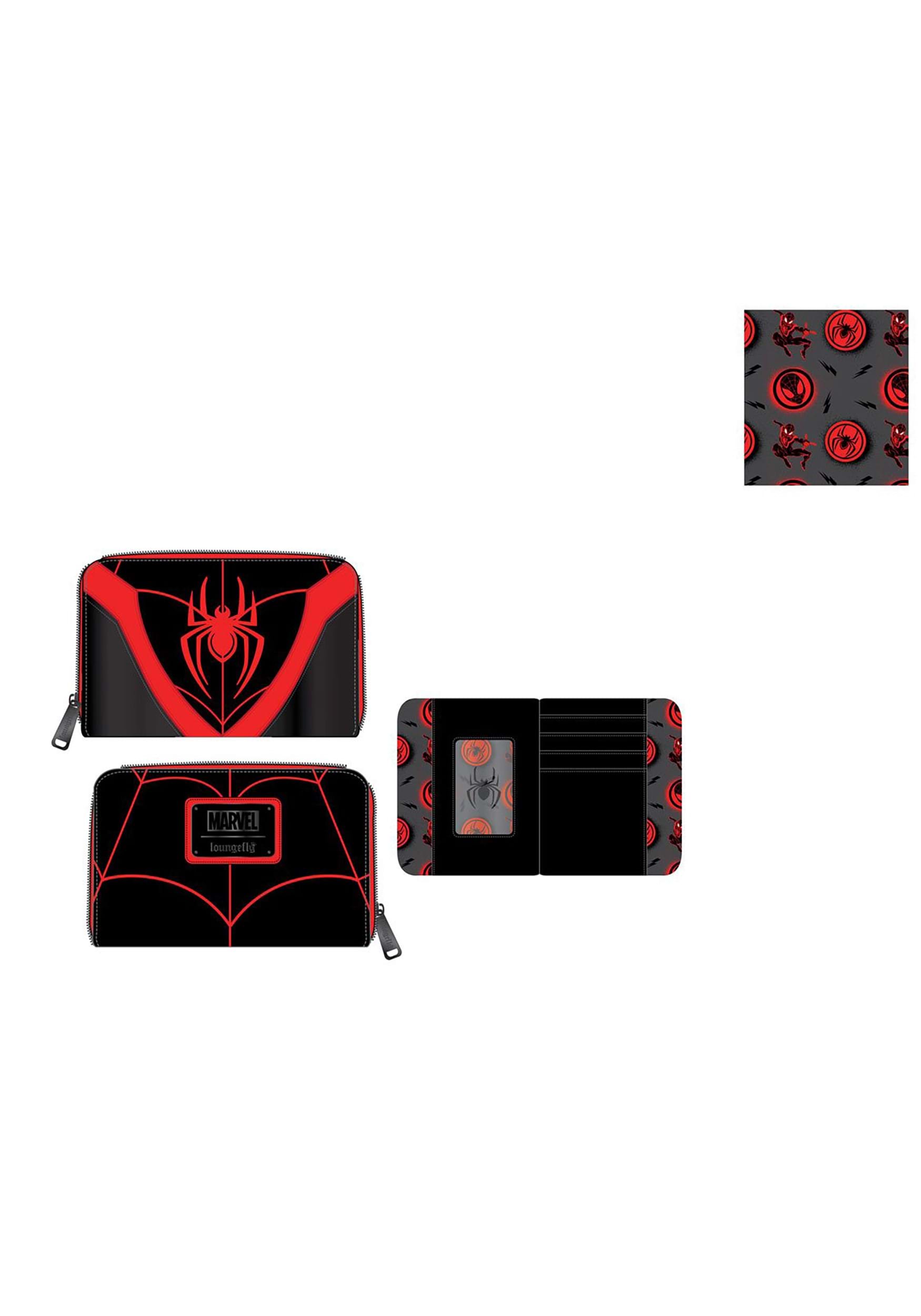 Spider Man Marvel Miles Morales Cosplay Cartera Hombre Araña