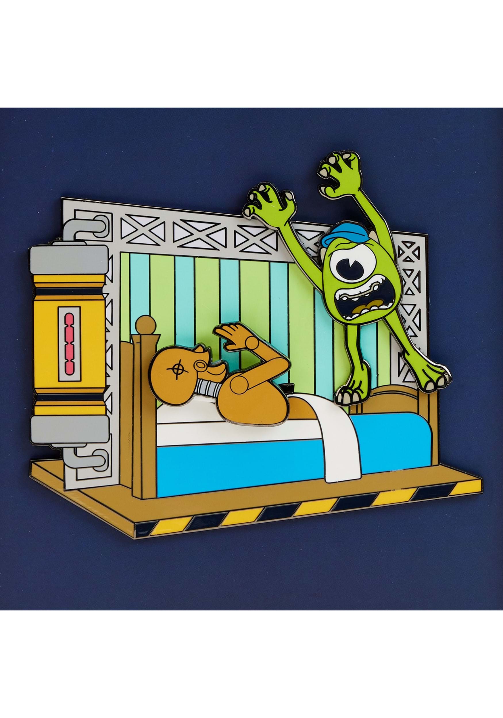Loungefly Pixar Monsters University Scare Games 3"  Pin