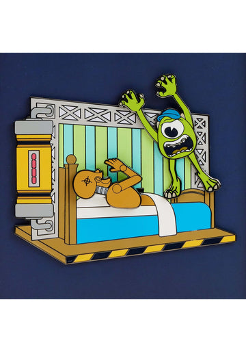 Loungefly Pixar Monsters University Scare Games 3"  Pin