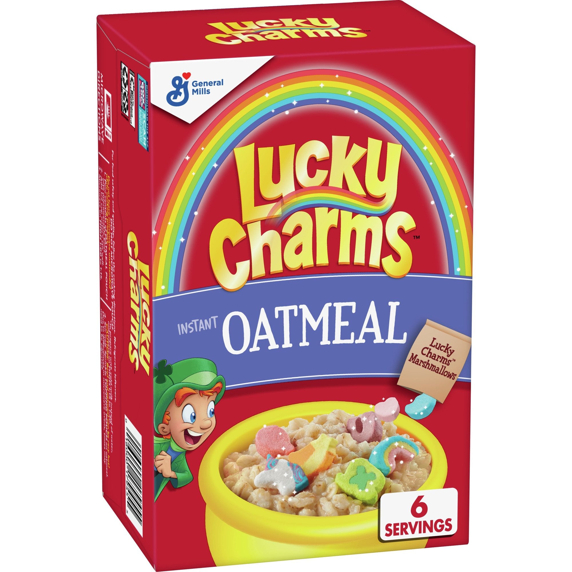 Lucky Charms Instant Oatmeal, 8.4 oz, Cont. 6