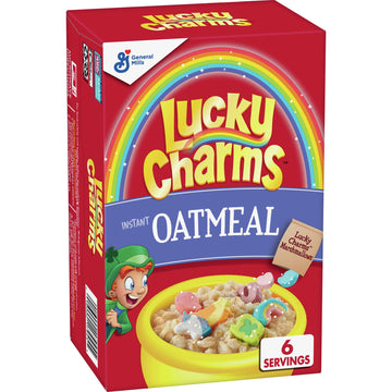 Lucky Charms Instant Oatmeal, 8.4 oz, Cont. 6