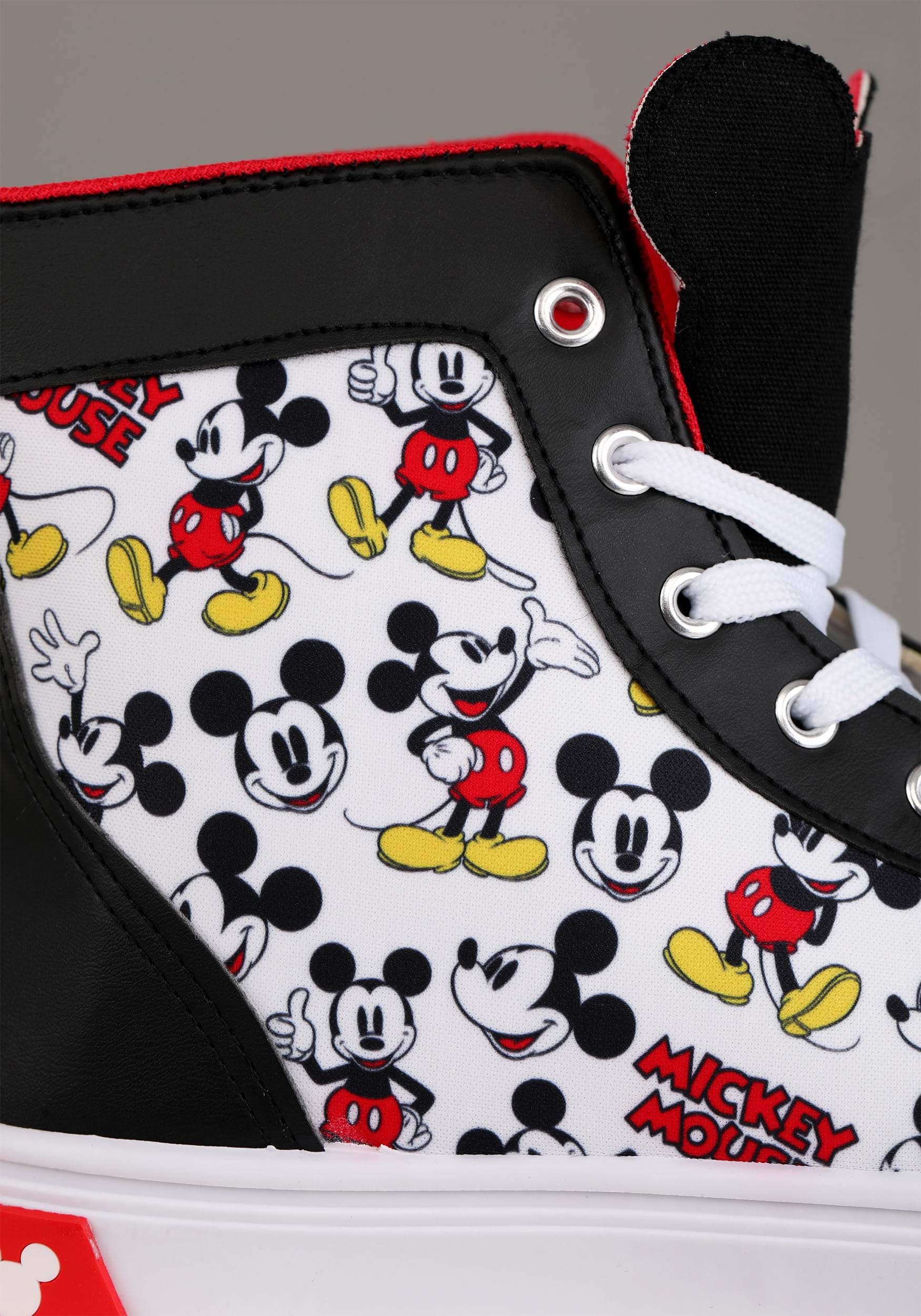 Mickey Mouse High Top Sneakers Tennis Caballero