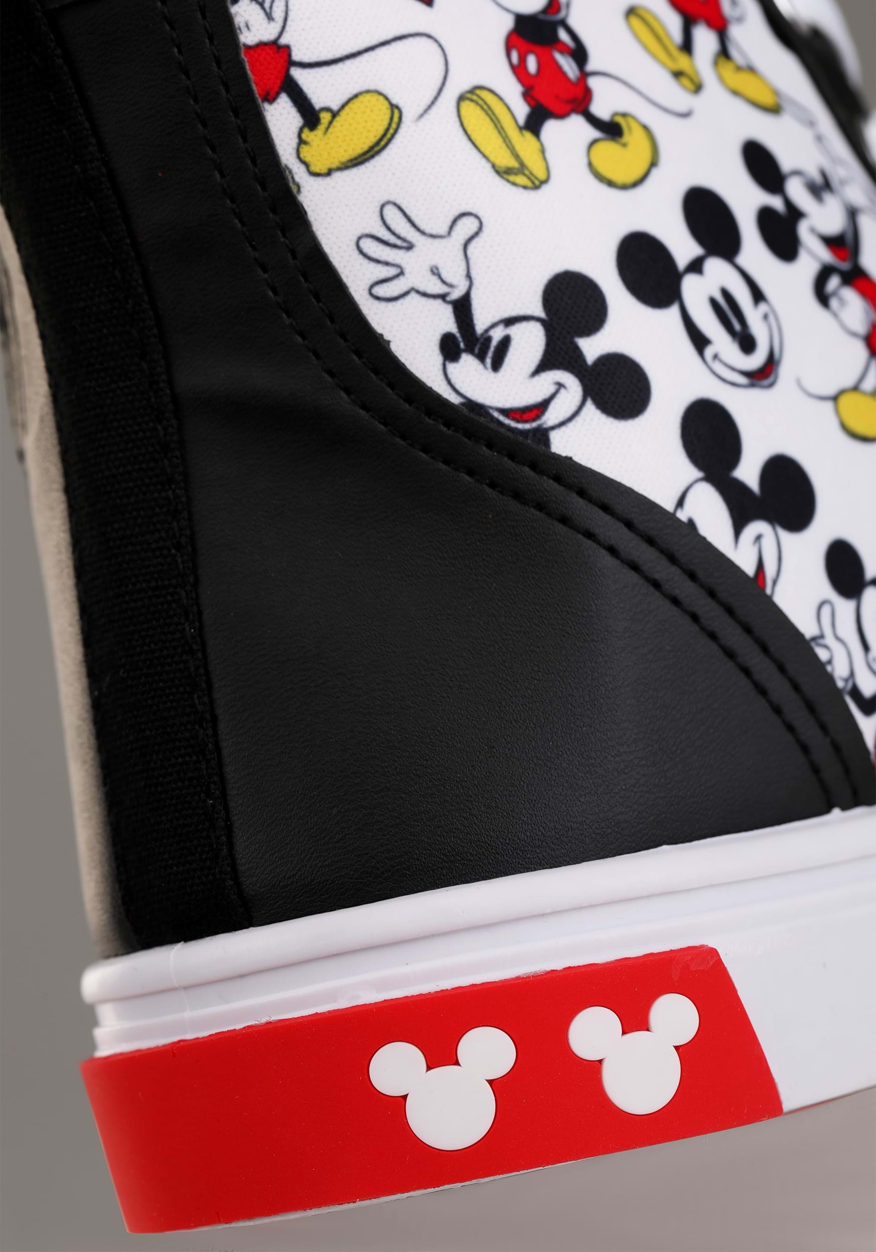 Mickey Mouse High Top Sneakers Tennis Caballero
