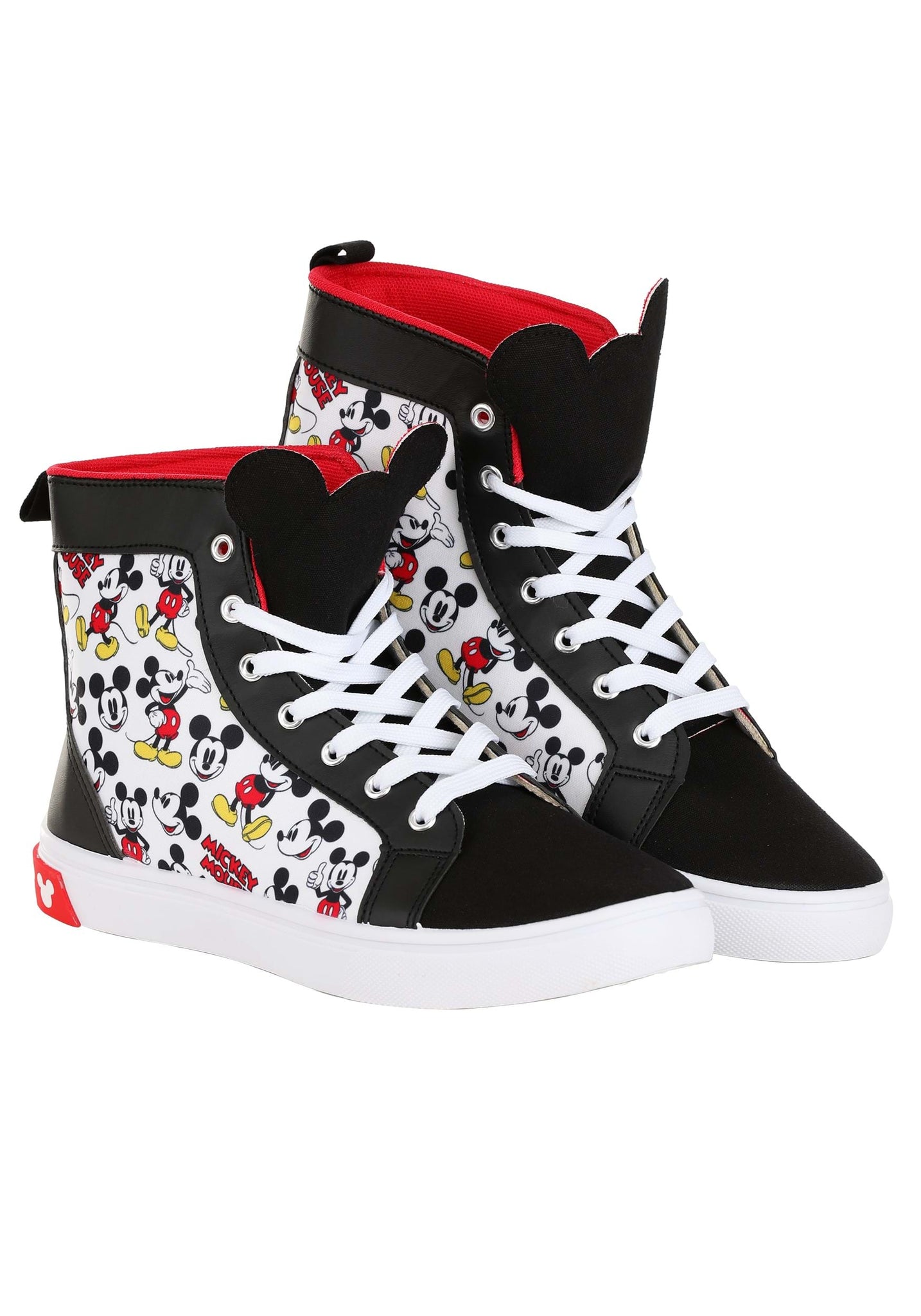 Mickey Mouse High Top Sneakers Tennis Caballero
