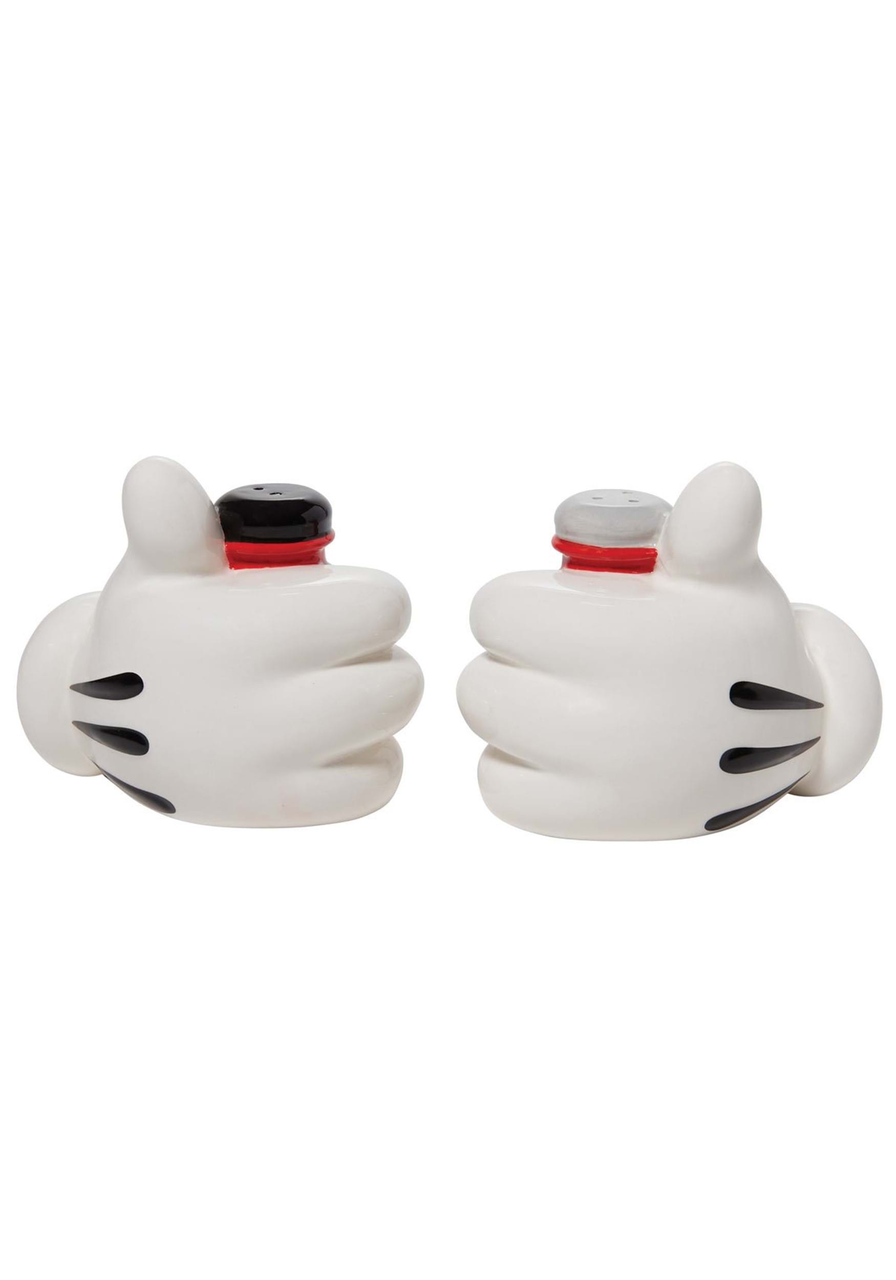 Mickey Mouse Salero Y Pimentero Manos