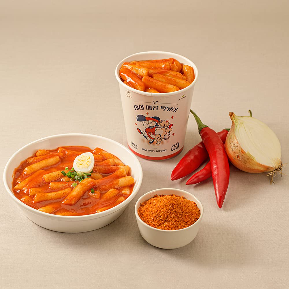 MIMI Tteokbokki Sweet & Spicy Authentic Korean Flavor Rice Cake (6)