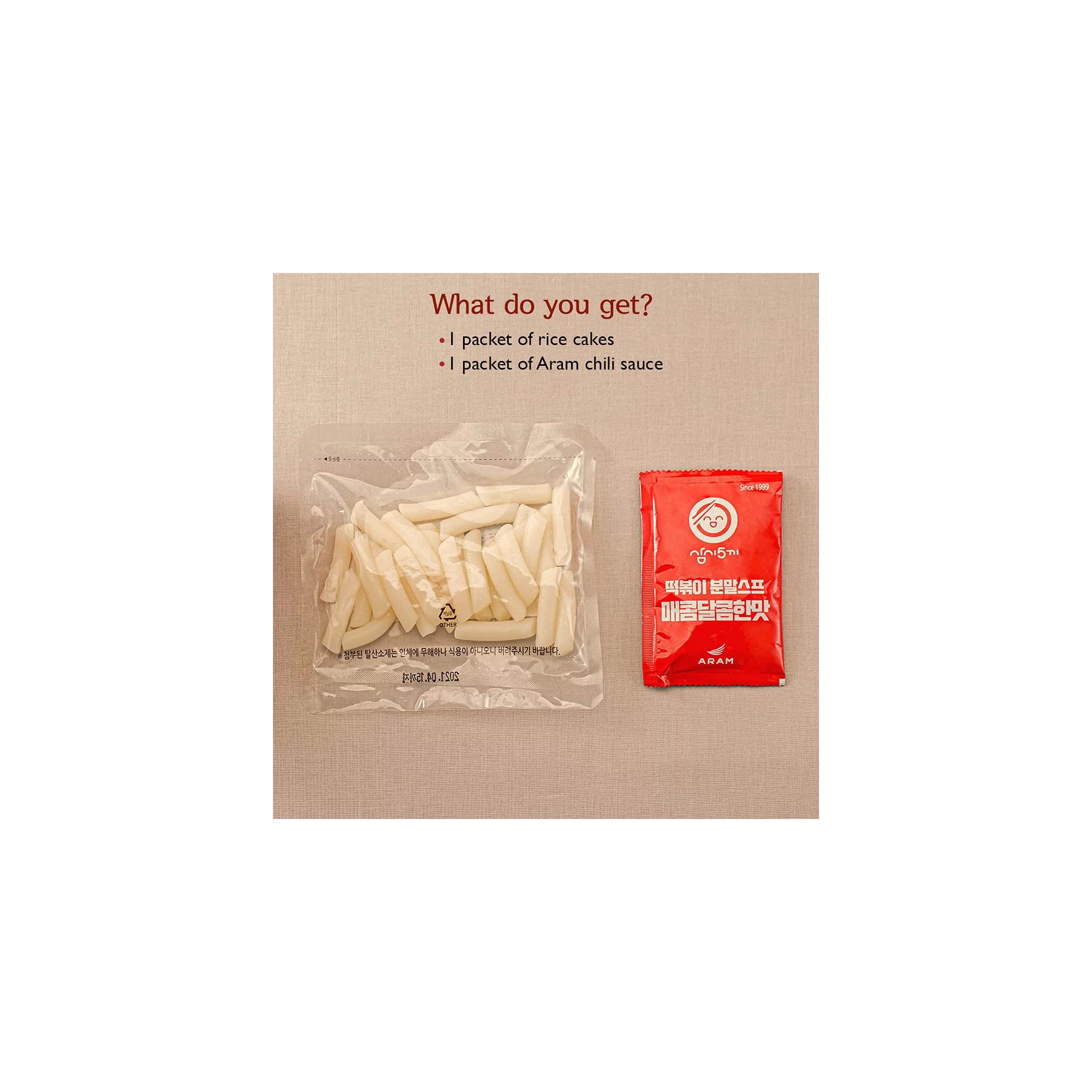 MIMI Tteokbokki Sweet & Spicy Authentic Korean Flavor Rice Cake (6)