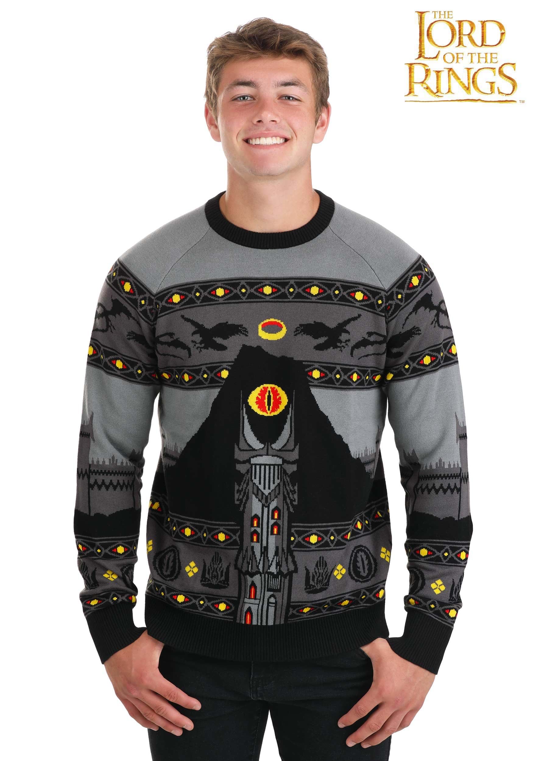 Señor De Los Anillos Ugly Sweater Sueter Codigo Navidad