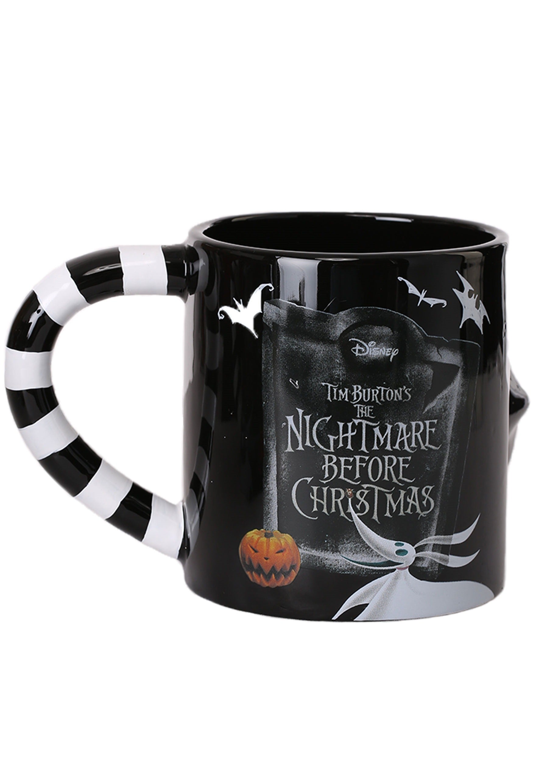 Extraño Mundo De Jack Set De Tazas Jack Y Sally Beso