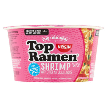 Nissin The Original Top Ramen Shrimp Flavor Ramen Noodle Soup