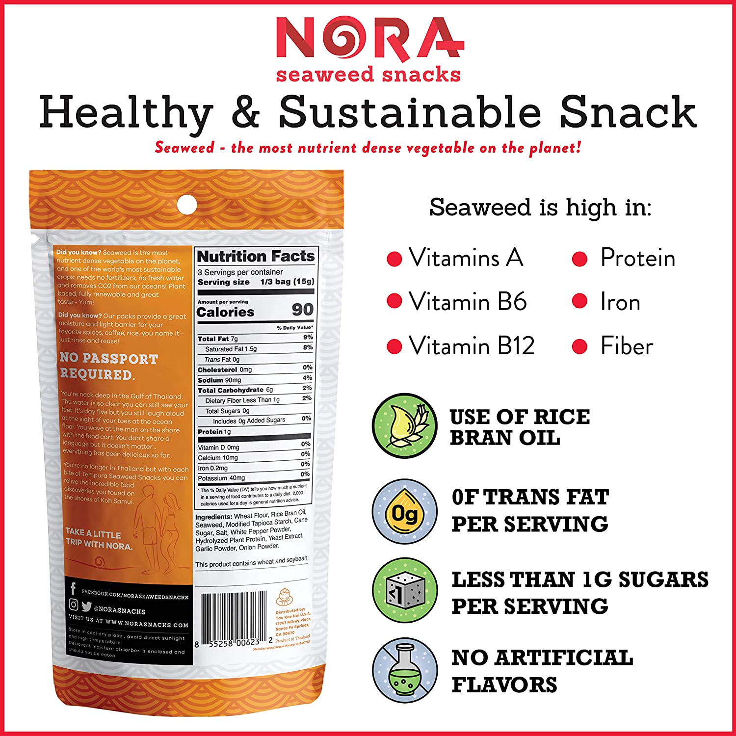 Tempura Original Seaweed Snacks by Nora (6)