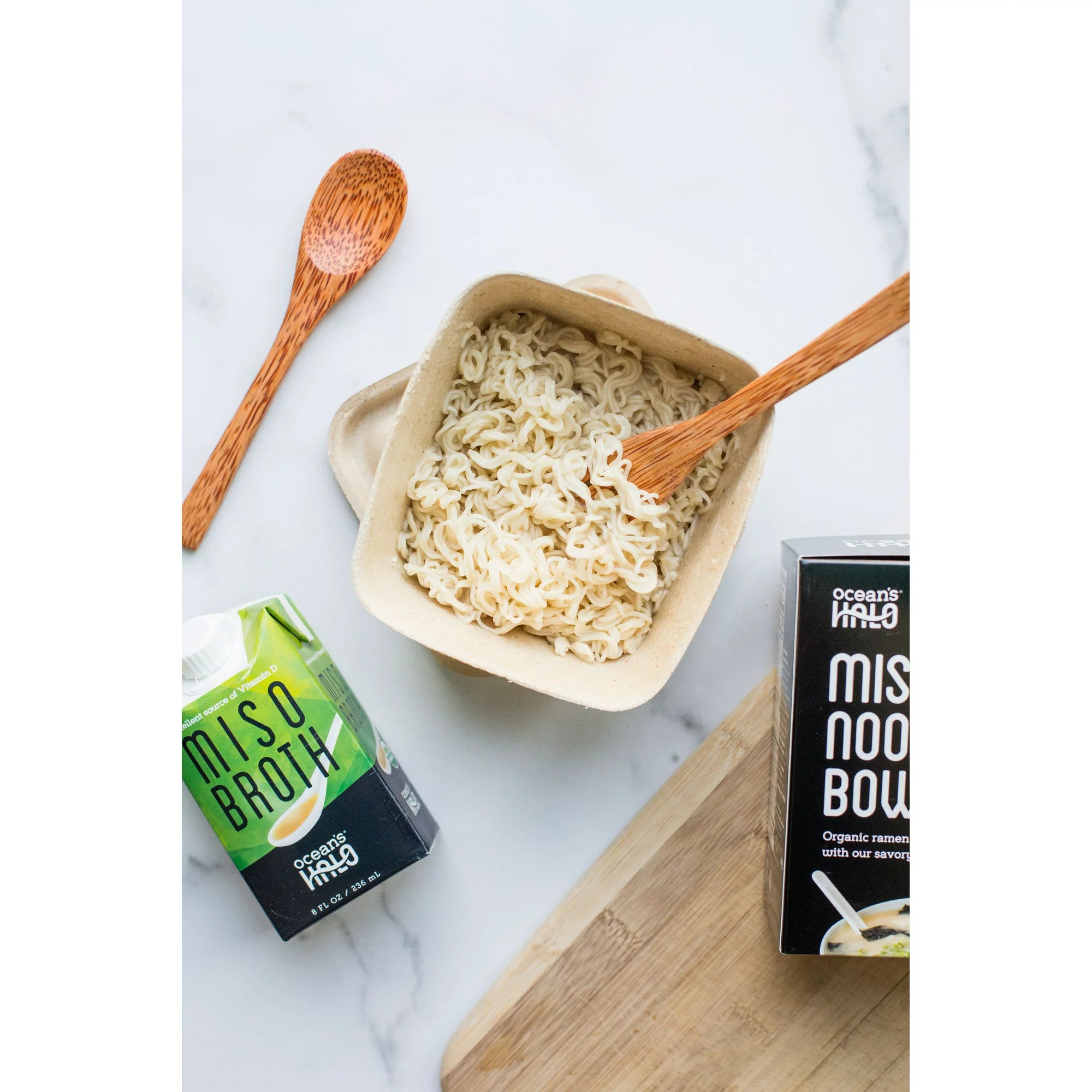 Ocean's Halo, Organic and Vegan Miso Noodle Bowl, Plant Based Meal