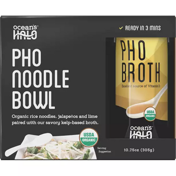 Ocean's Halo, Organic and Vegan Pho Noodle Bowl