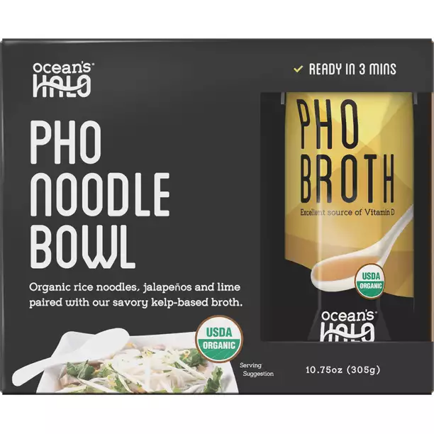 Ocean's Halo, Organic and Vegan Pho Noodle Bowl
