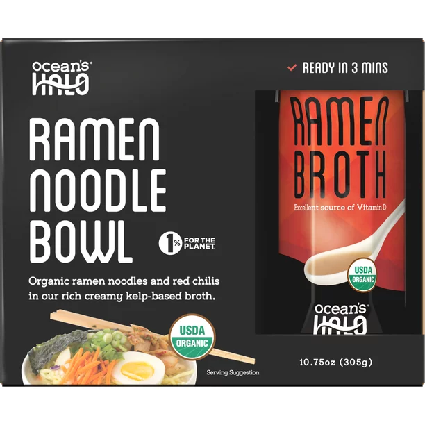 Ocean's Halo, Organic and Vegan Ramen Noodle Bowl