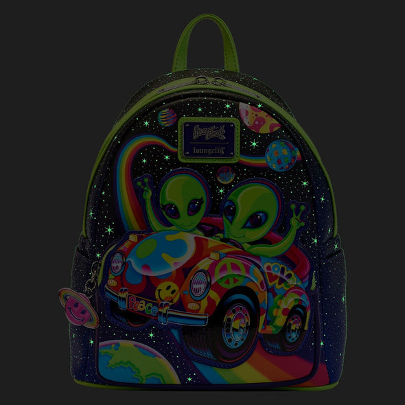 Lisa Frank Mochila Brilla Obscuridad Alien