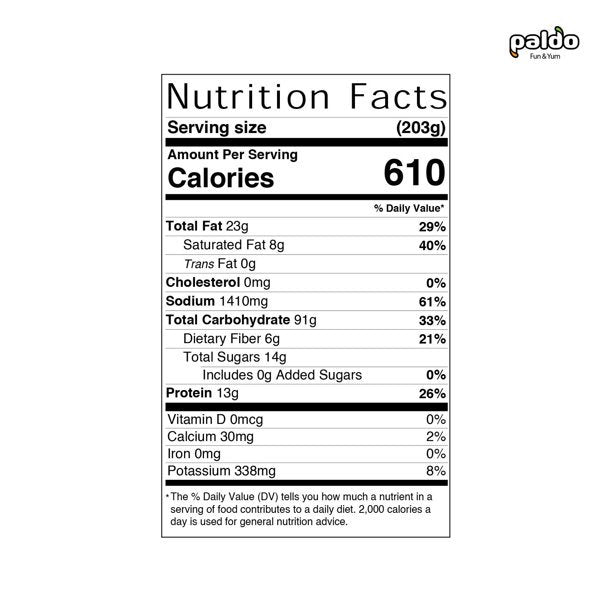 Paldo Fun & Yum Jjajangmen Instant Noodles, Brothless Chajang Ramen with Savory & Sweet Black Bean Sauce (4)