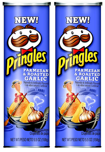 Pringles Parmesan & Roasted Garlic Potato Crisps