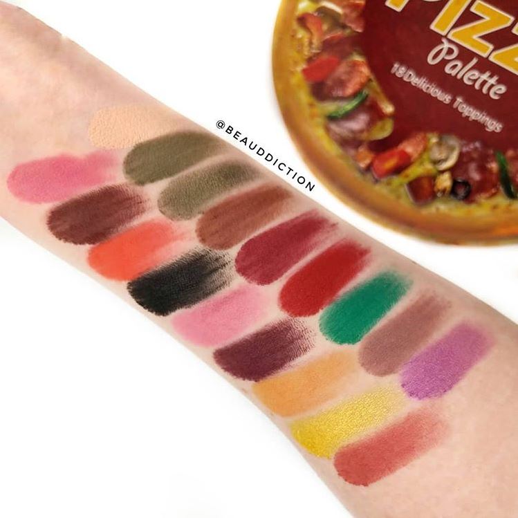 Pizza Paleta De Sombras