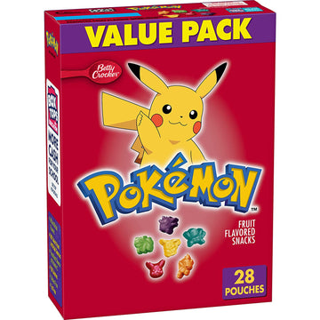 Betty Crocker Fruit Snacks PokemonFruit Flavored Snacks Pouches