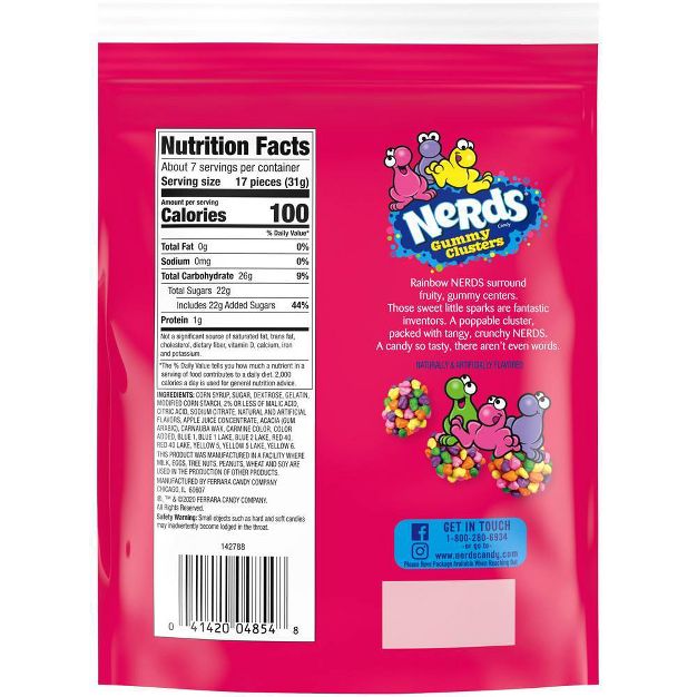 Nerds Gummy Clusters Candy - 8oz