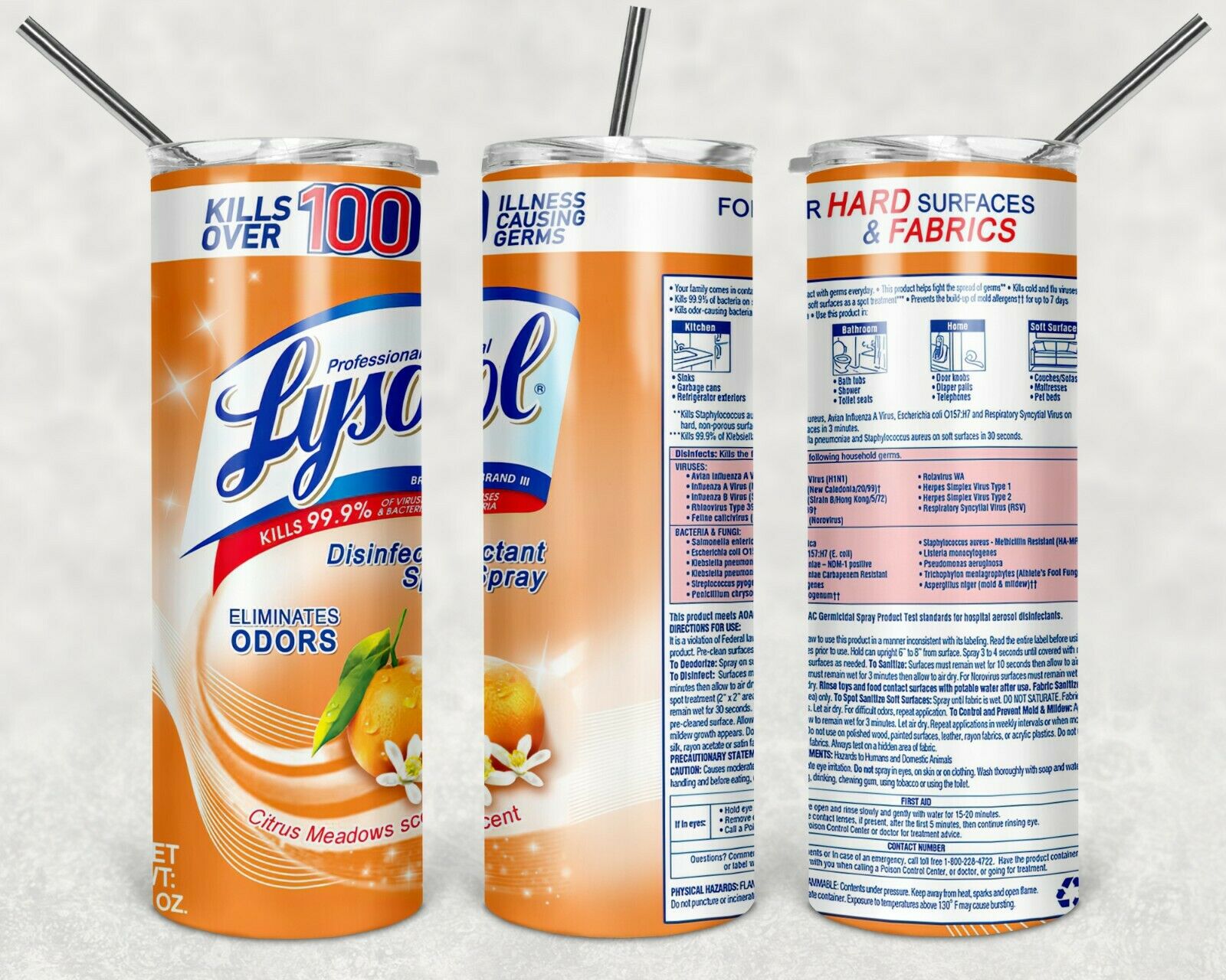 Termo Lysol Desinfectante Acero