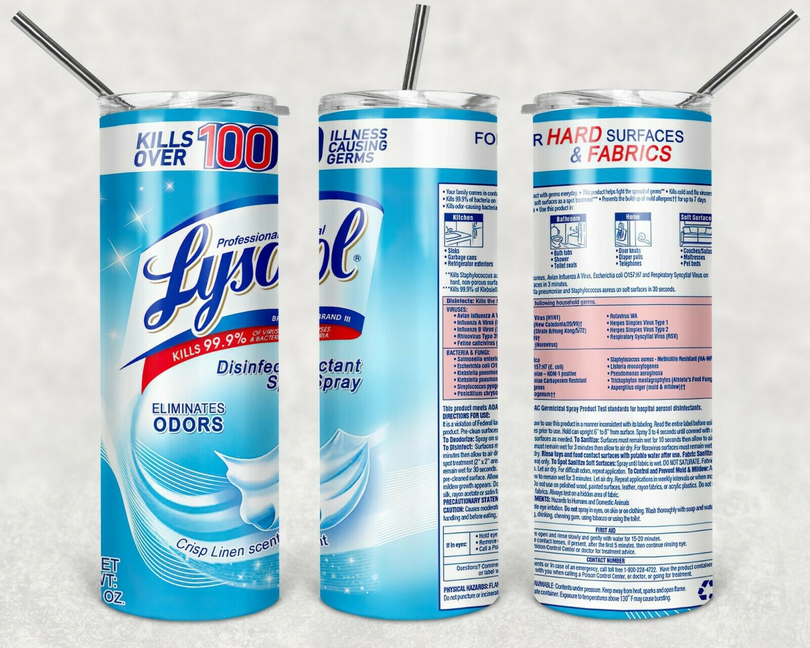 Termo Lysol Desinfectante Acero