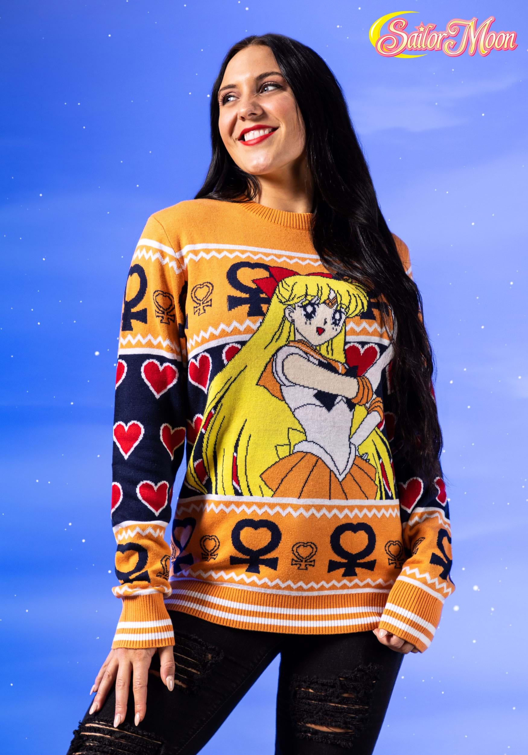 Sailor Moon Ugly Sweater Venus Unisex