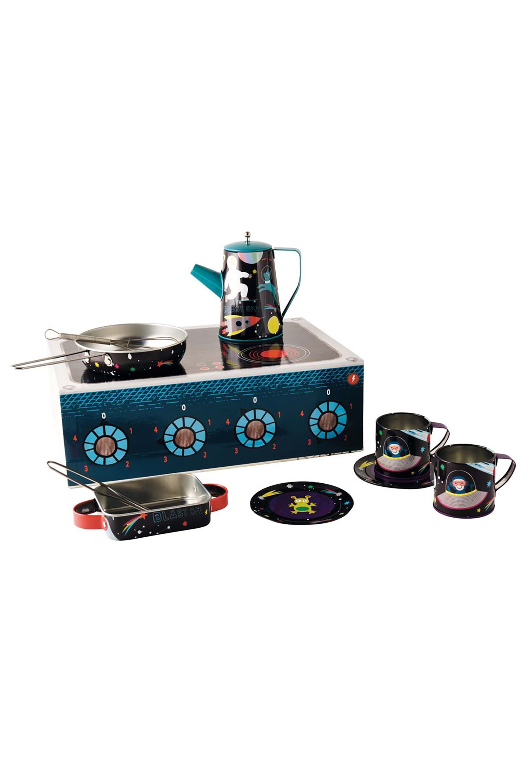 Set De Cocina Astronauta Galaxia Espacio Para Niños