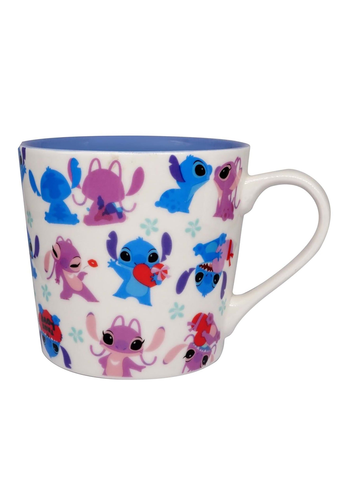 Stitch Y Angel Taza Amor Allover
