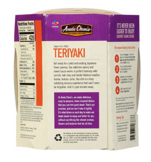 Annie Chun's Japanese-Style Teriyaki Noodle Bowl