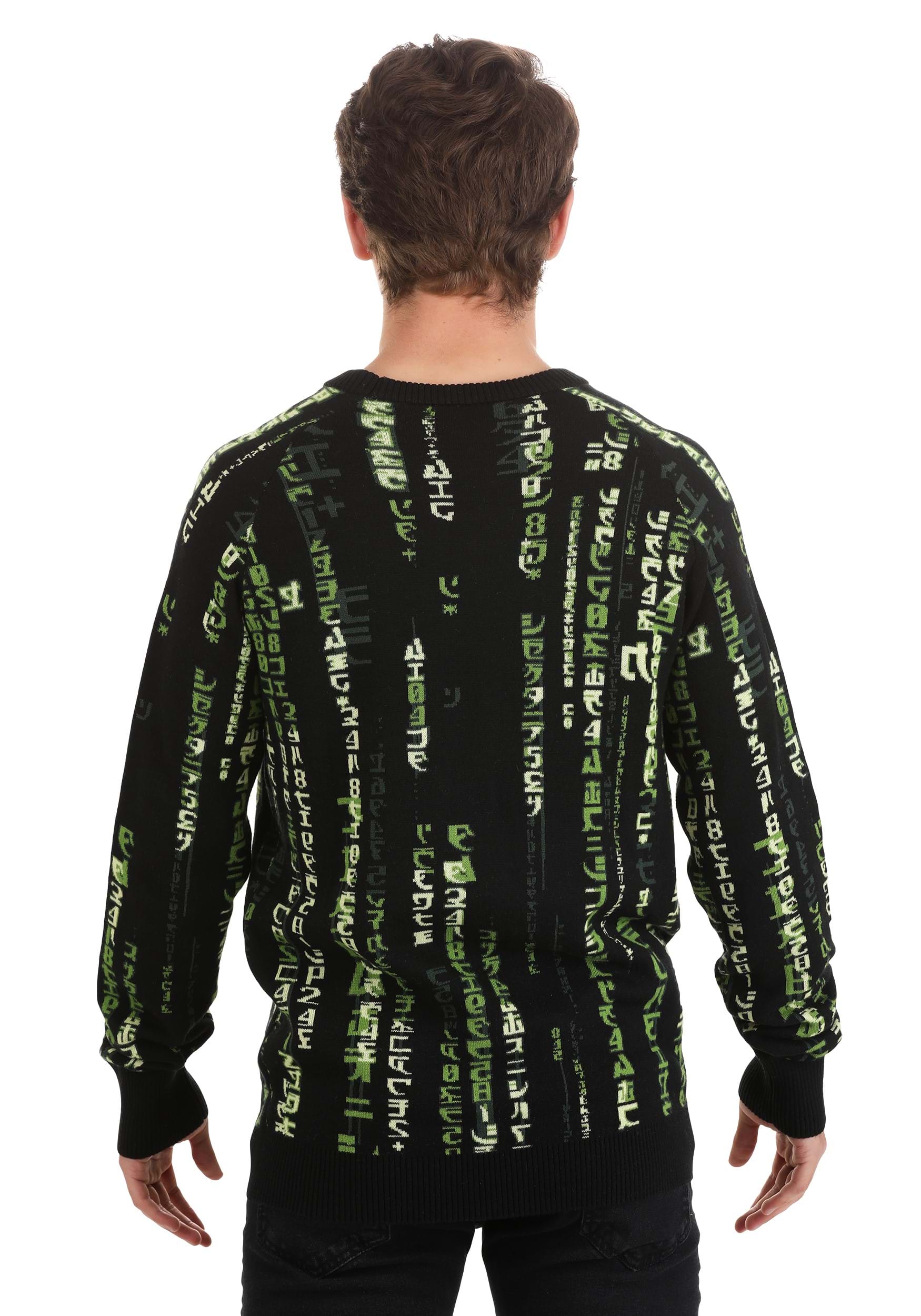 Matrix Ugly Sweater Sueter Codigo Navidad