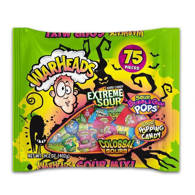 Warheads Halloween Mixed Candy Bag -14.2oz